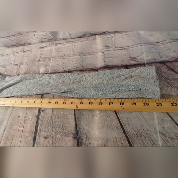 Free People Twist Front Crop Heather Grey Sweater S - Picture 9 of 13